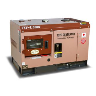 Дизельный генератор Toyo TKV-7.5SBS